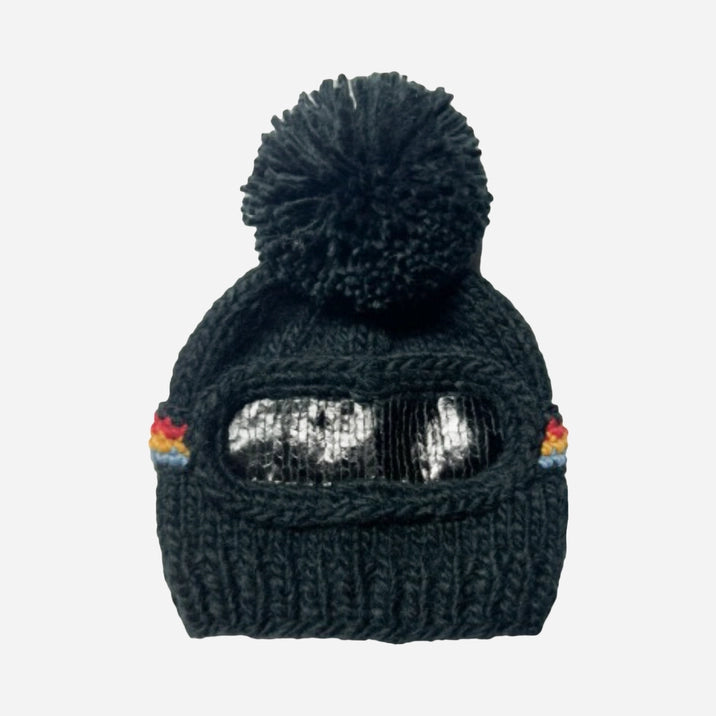 Blueberry | Black Ski Goggle Cap