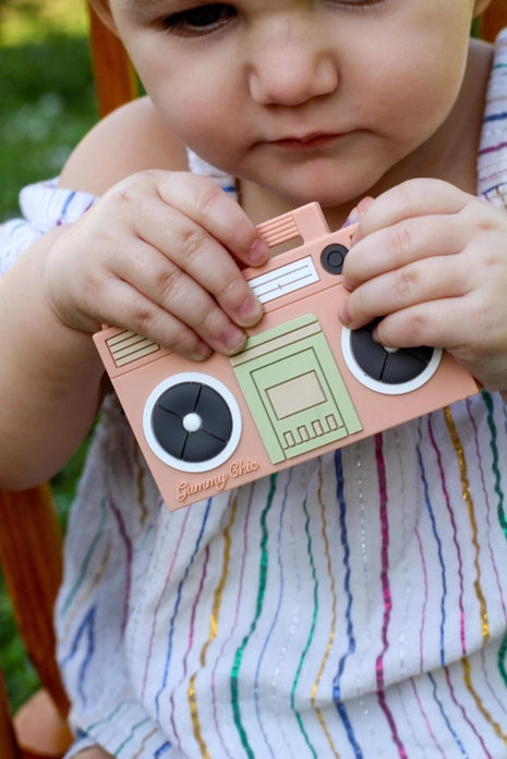 Gummy Chic | Boom Box Silicone Teether