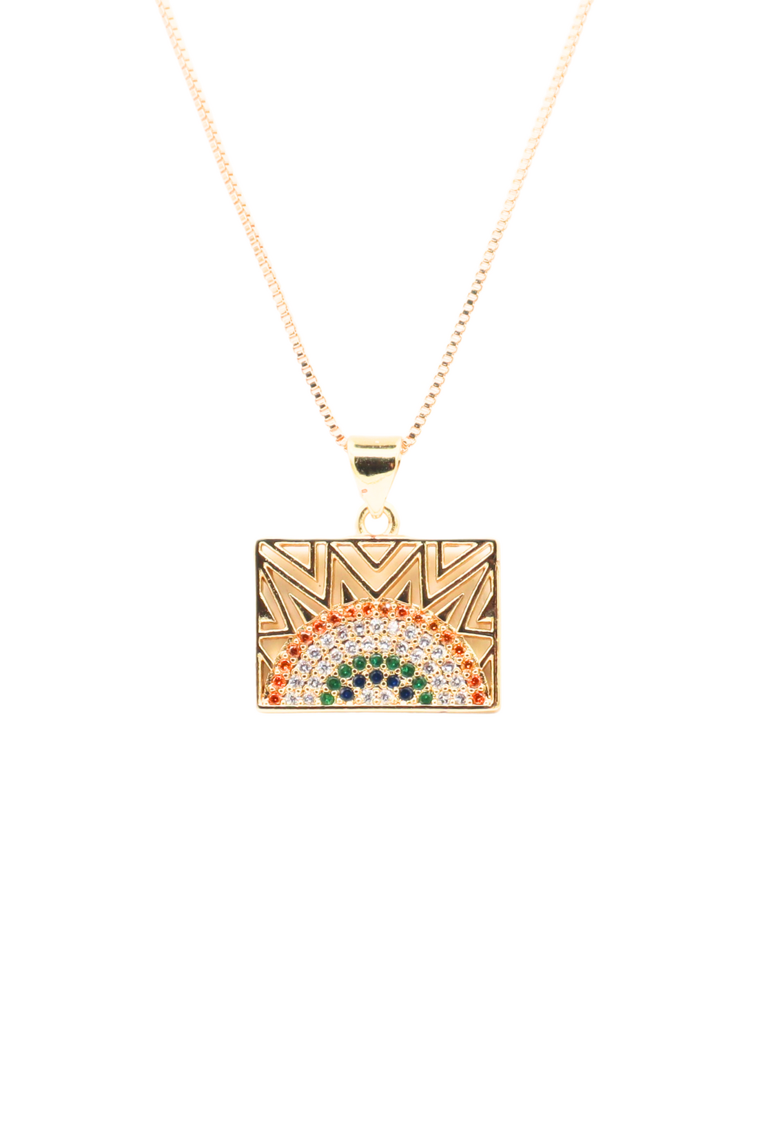 1967 Supply | Radiant Rainbow Pendant Necklace