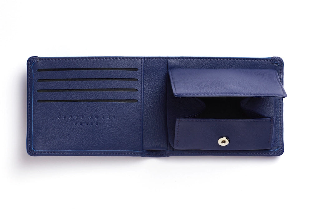 Carré Royal | Navy Minimalist Wallet