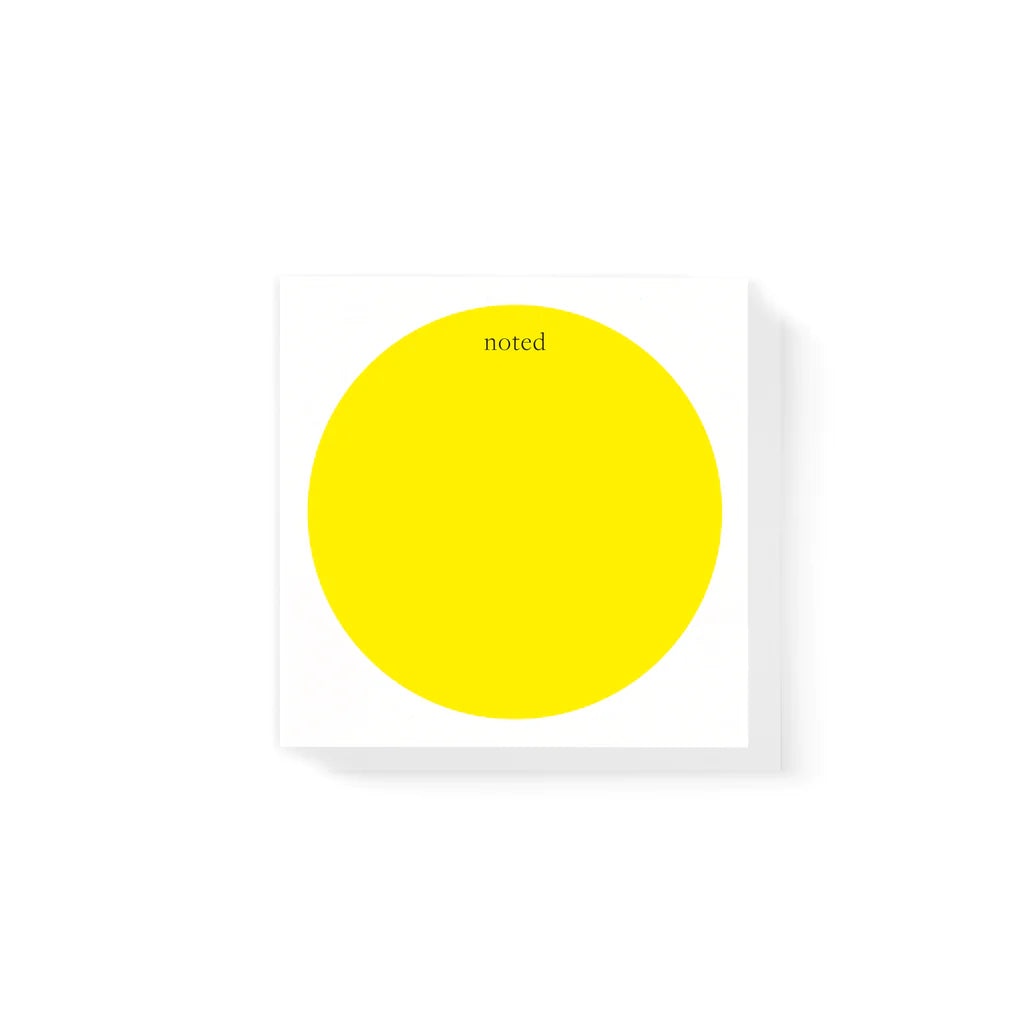 Smitten | Yellow Dot Notepad