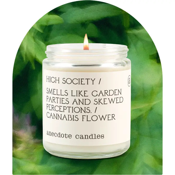 Anecdote | High Society | Cannabis Flower Candle