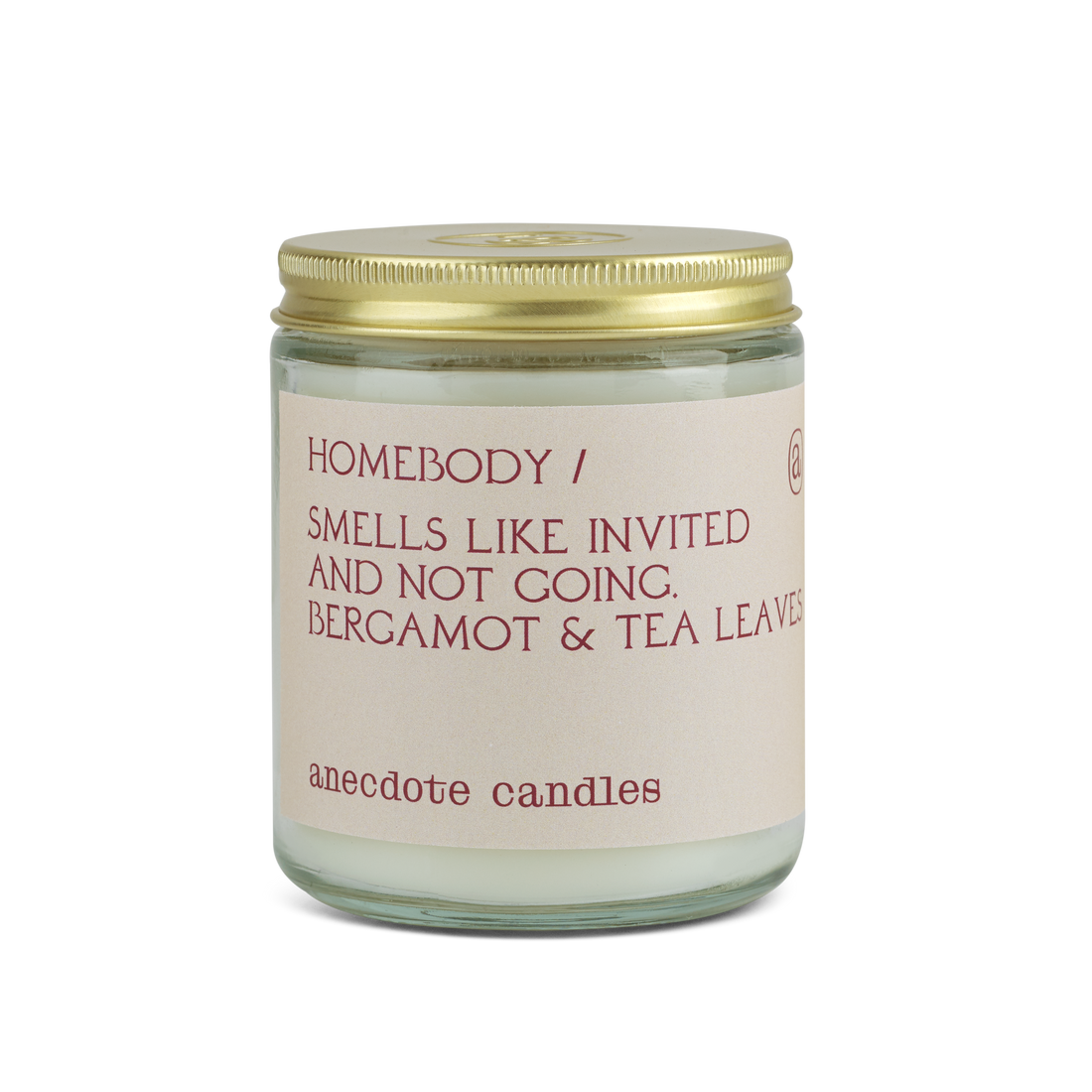 Anecdote | Homebody | Bergamot & Tea Candle
