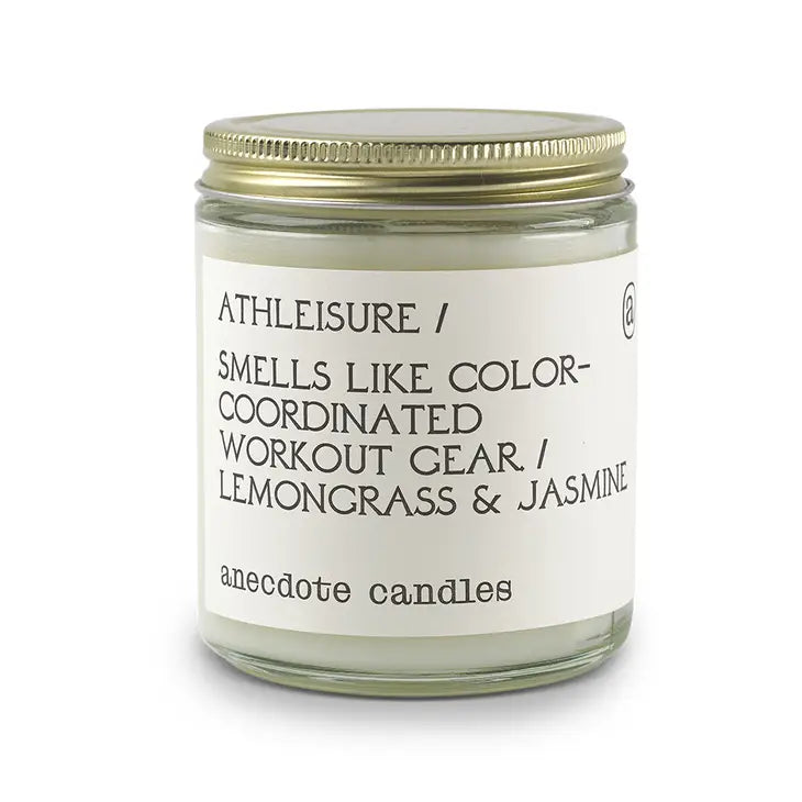 Anecdote | Athleisure | Lemongrass & Jasmine Candle