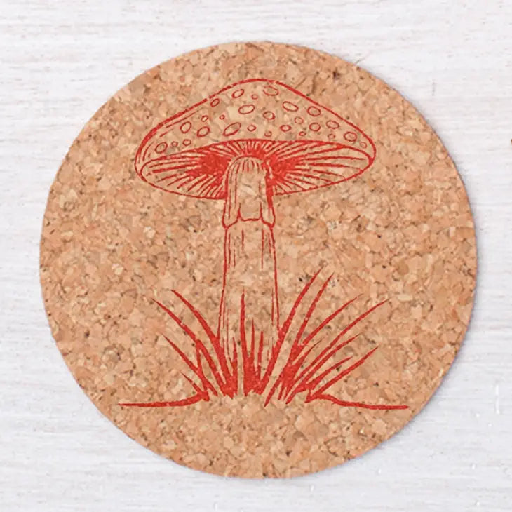 Counter Culture | Mushroom Cork Coasters
